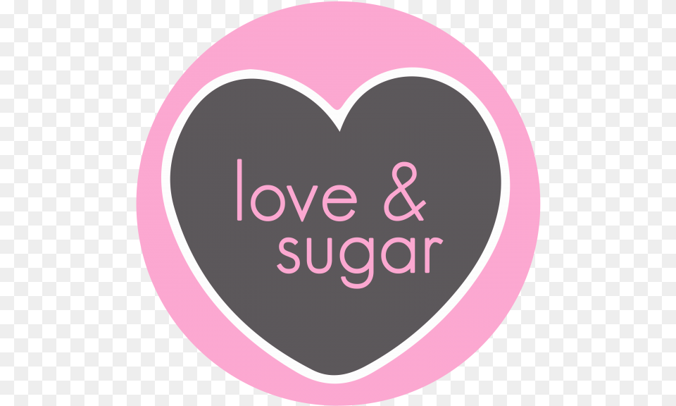Sugar, Sticker, Heart, Disk Free Transparent Png