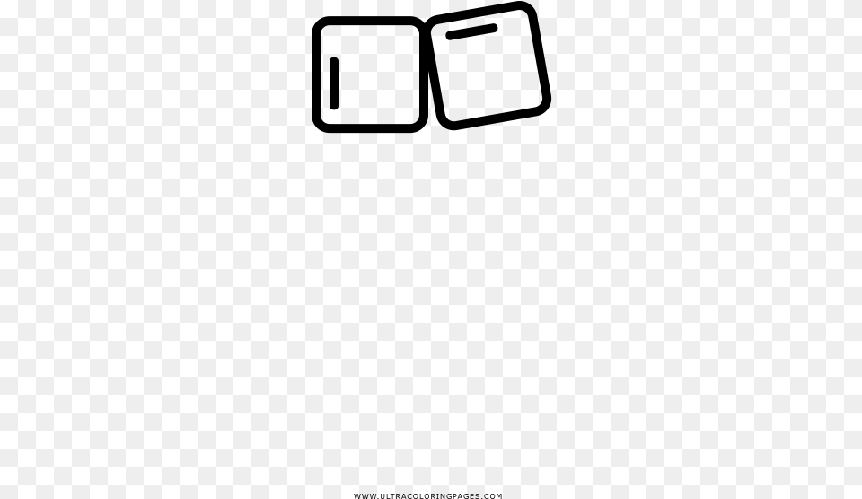 Sugar Cubes Coloring Page, Gray Free Transparent Png