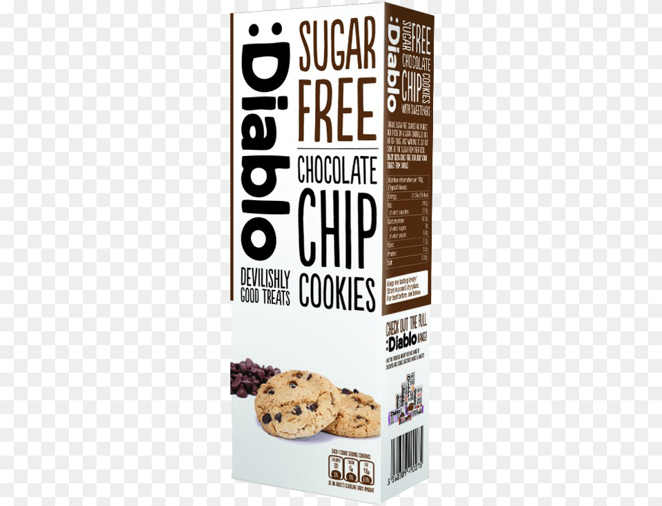 Sugar Free Chocolate Chip Cookies Diablo Sugar Free Chocolate Chip Cookies, Book, Food, Publication, Sweets Png