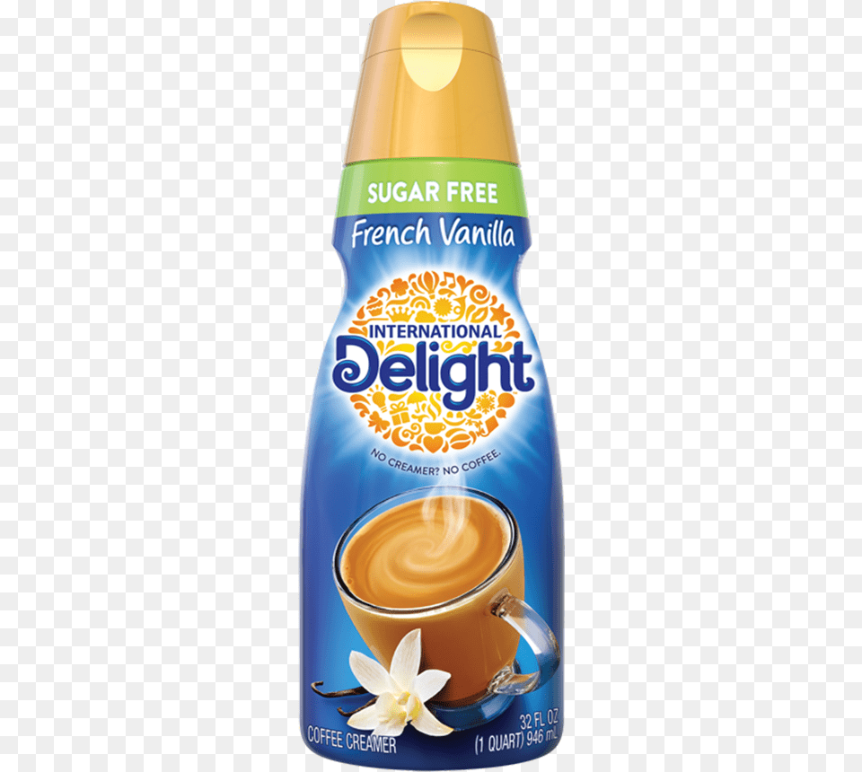 Sugar French Vanilla Coffee Creamer International Delight French Vanilla Sugar Cup, Beverage, Coffee Cup, Food Free Transparent Png