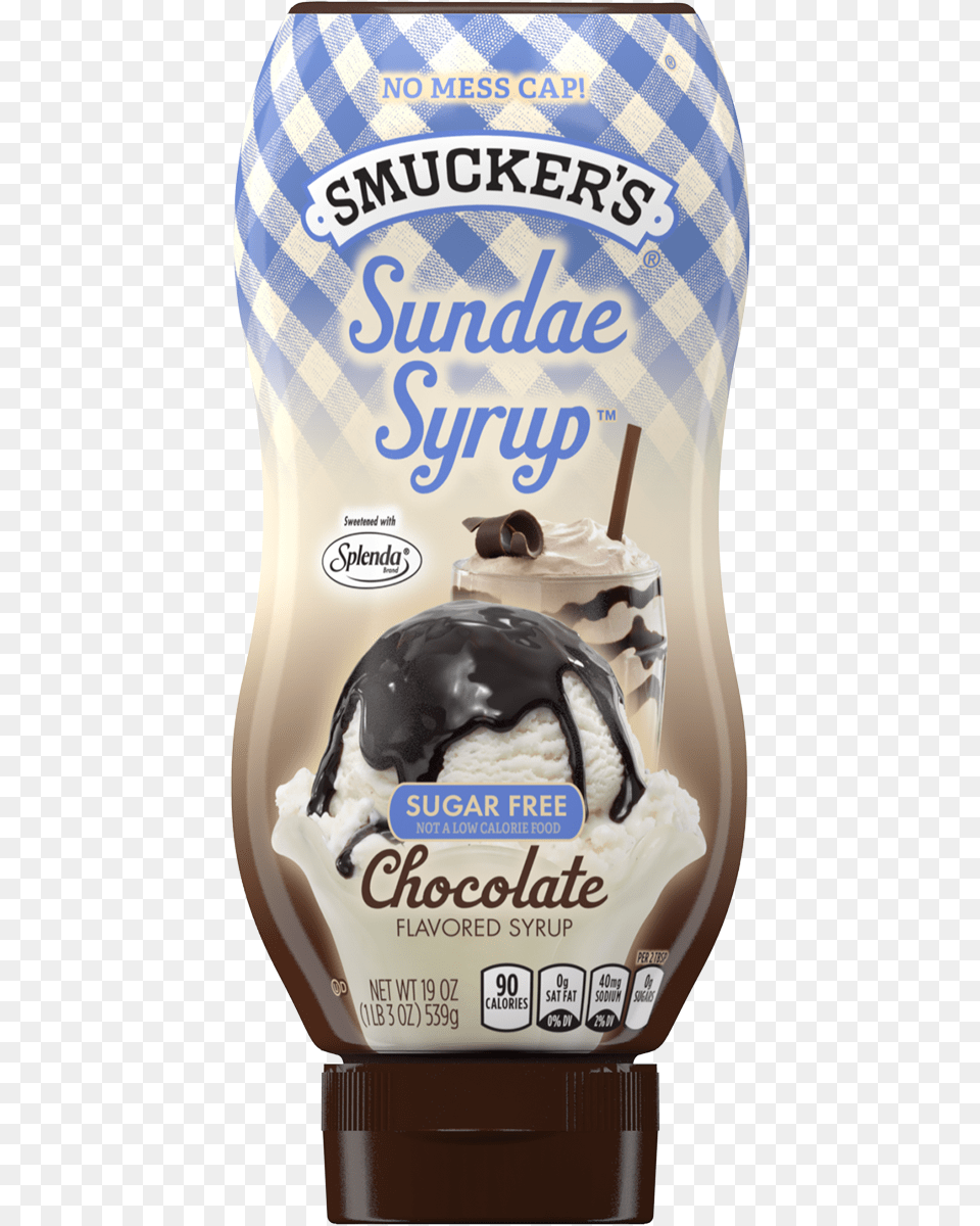 Sugar Ltstronggtsundae Smucker39s Sundae Syrup Sugar, Cream, Dessert, Food, Ice Cream Free Transparent Png