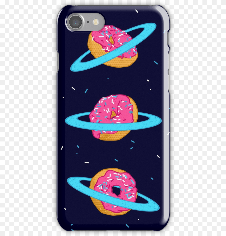 Sugar Rings Of Saturn Iphone 7 Snap Case Smartphone, Food, Sweets, Electronics, Mobile Phone Free Png