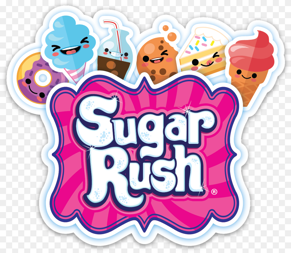 Sugar Rush Is A Line Of Adorable Candy Scented Stationery Gel Pen Scented Sugar Rush, Sticker, Cream, Dessert, Food Free Png Download