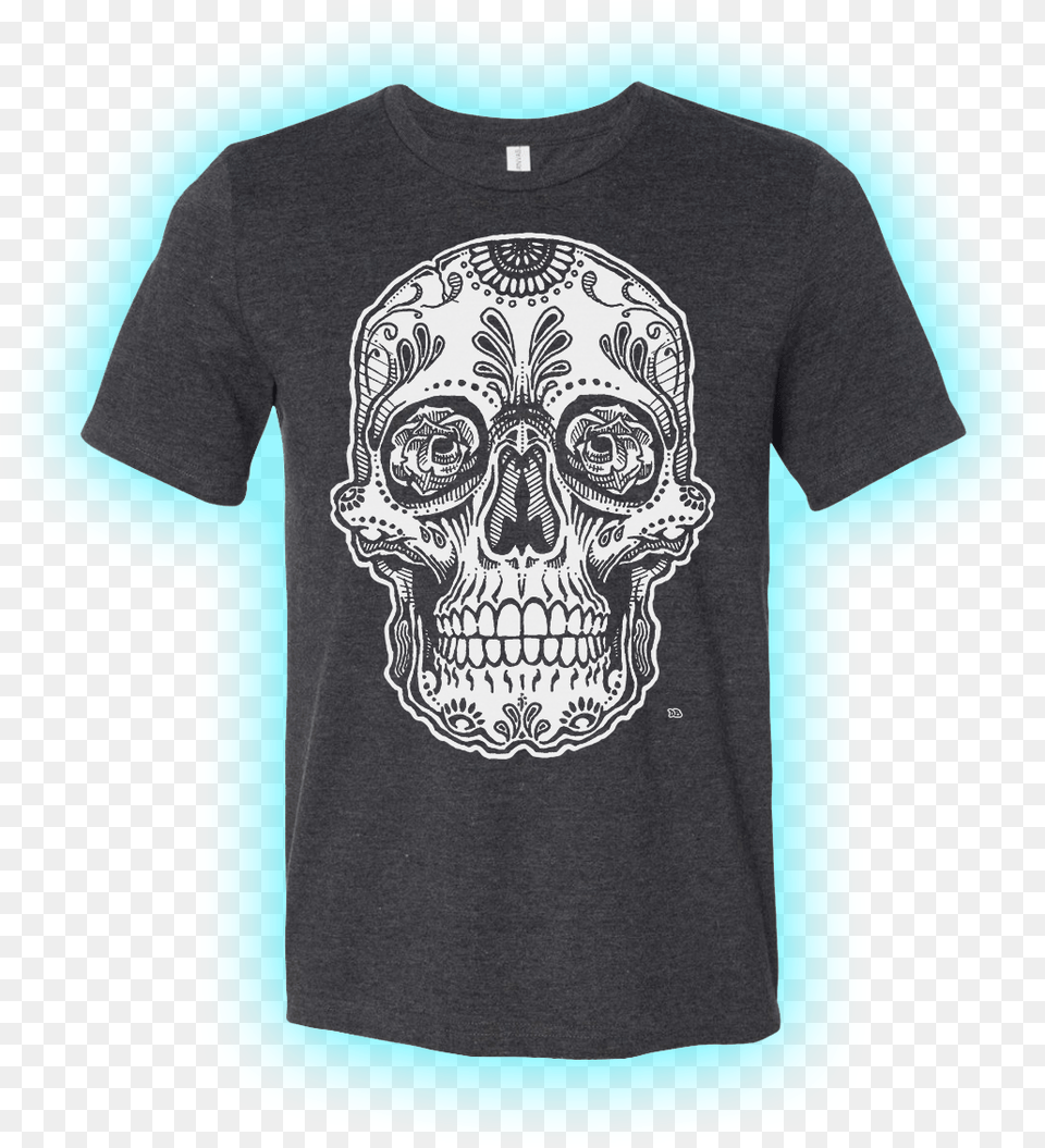 Sugar Skull Bella Shirt Preview Skull, Clothing, T-shirt Png Image