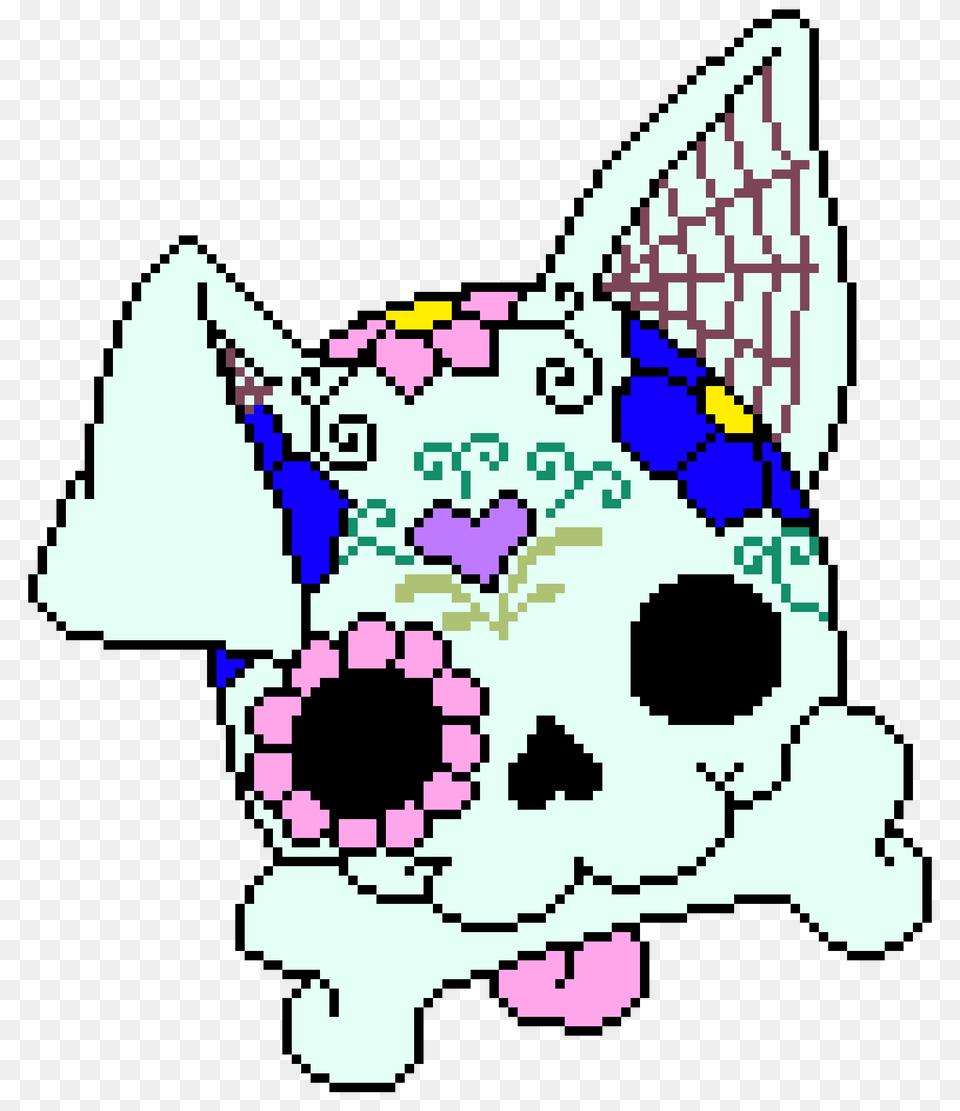 Sugar Skull Dog Pixel Art Maker, Baby, Person Png
