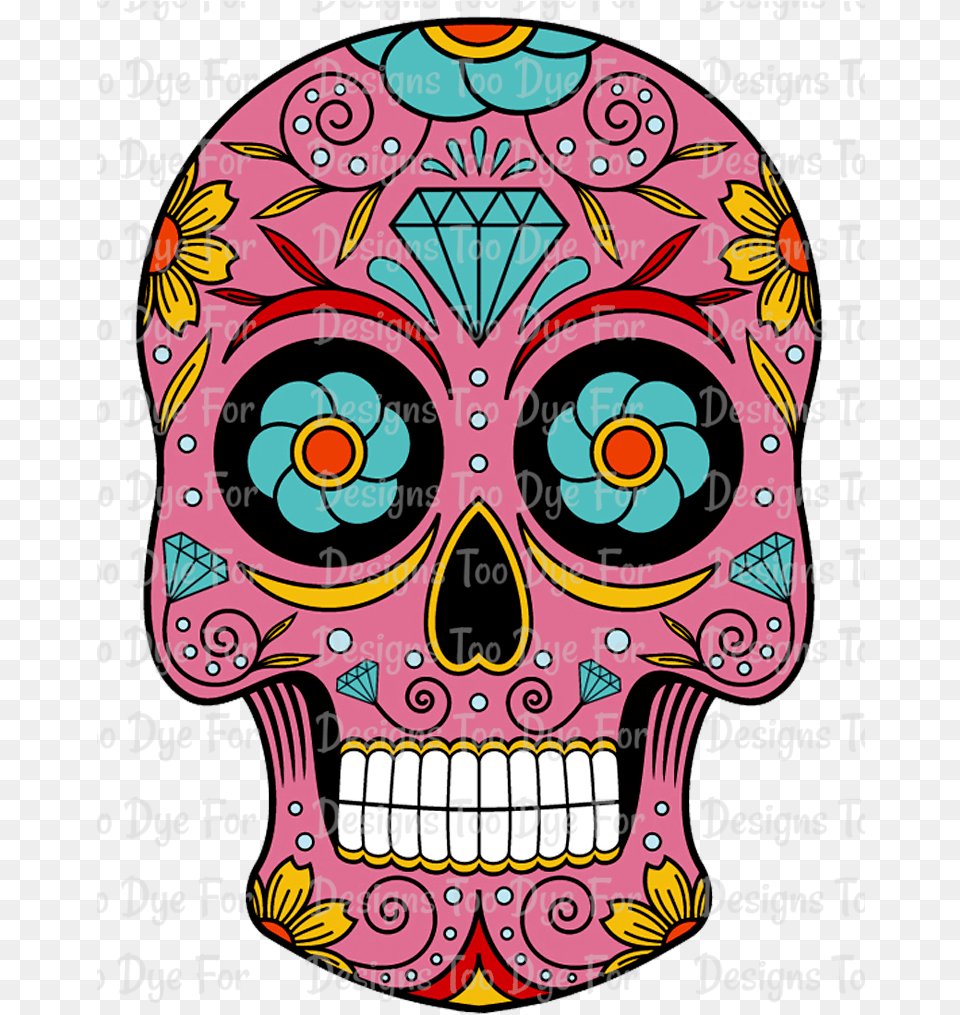 Sugar Skull Santa Muerte Skull Tattoo, Art, Graphics, Pattern Png