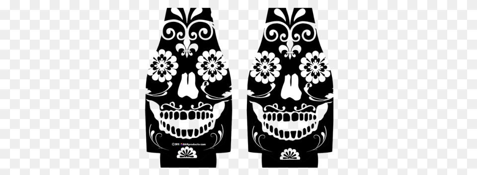 Sugar Skull Svg, Art, Graphics, Stencil, Pattern Free Png Download