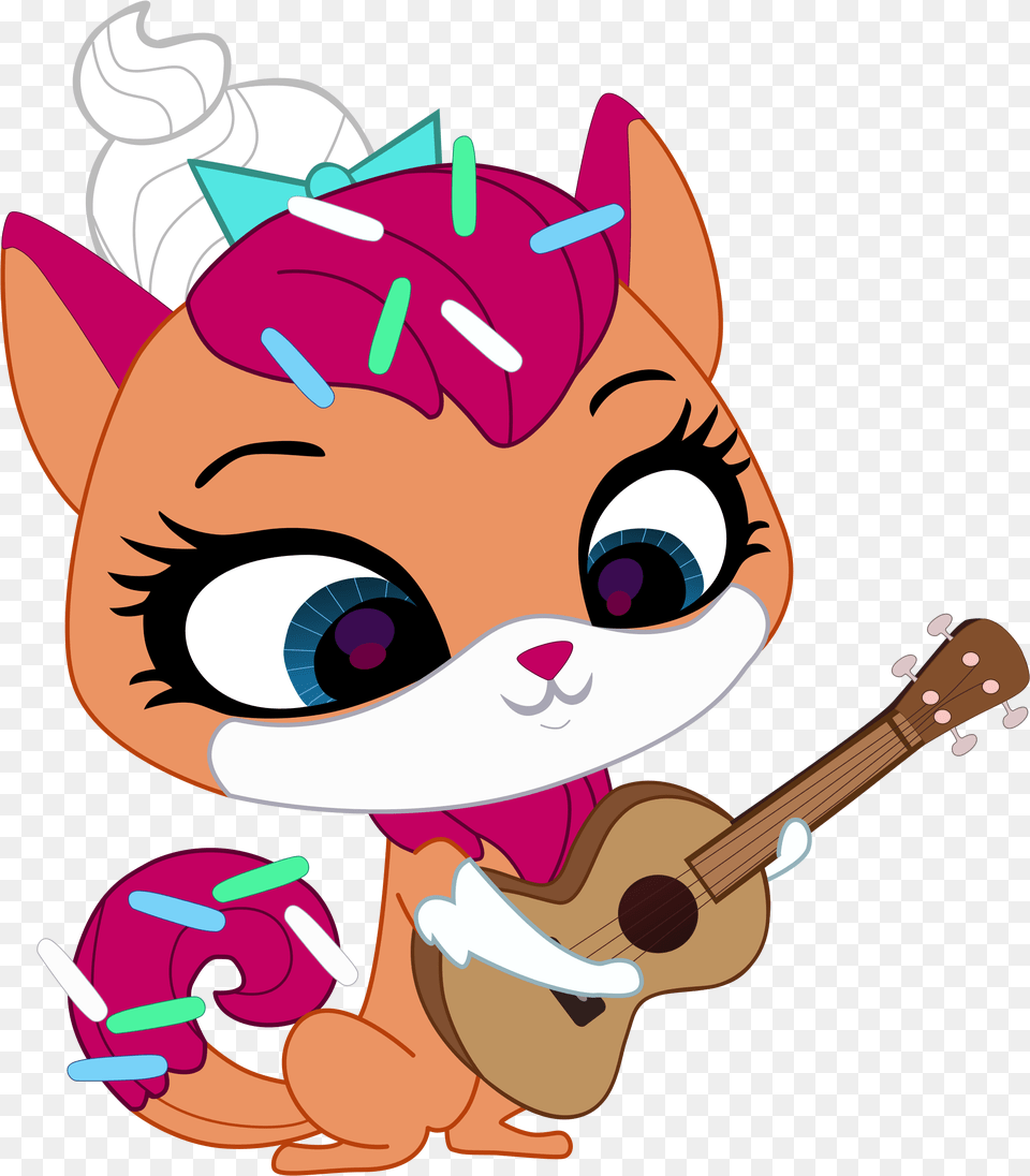 Sugar Sprinkles From Lps, Guitar, Musical Instrument, Cartoon Png Image