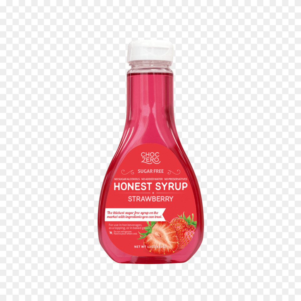 Sugar Strawberry Topping, Syrup, Seasoning, Food, Ketchup Png Image