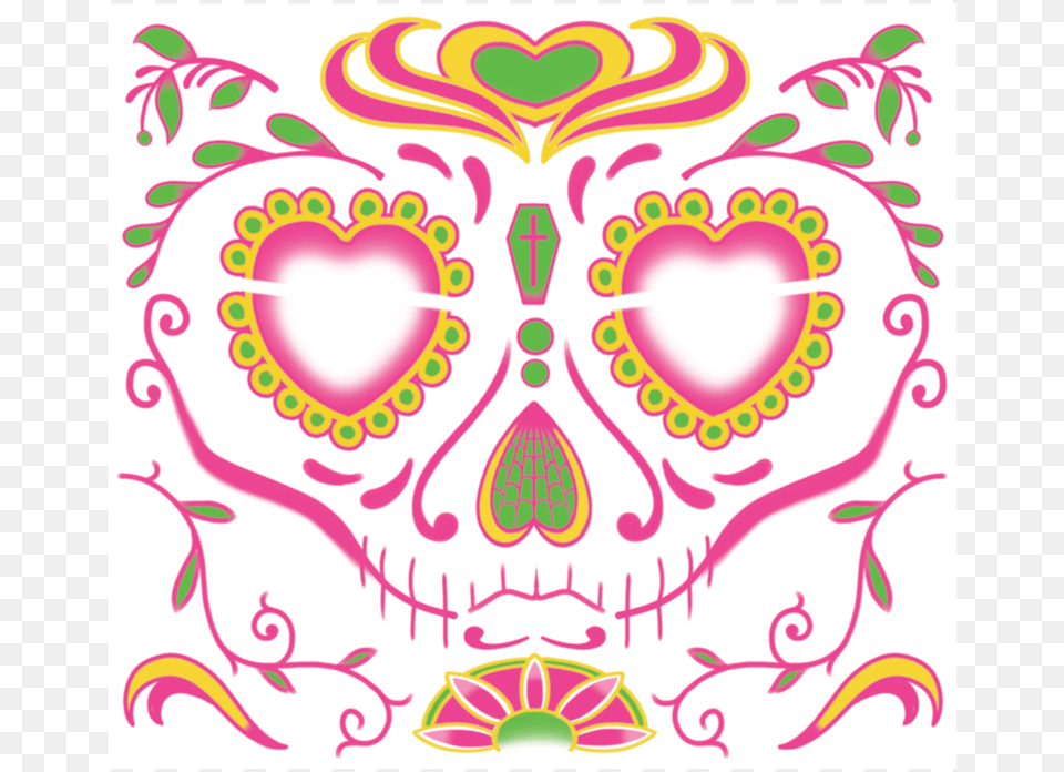Sugar Woman Face Tattoo Original Imagenes En Dia De La Mujer, Art, Floral Design, Graphics, Pattern Free Png