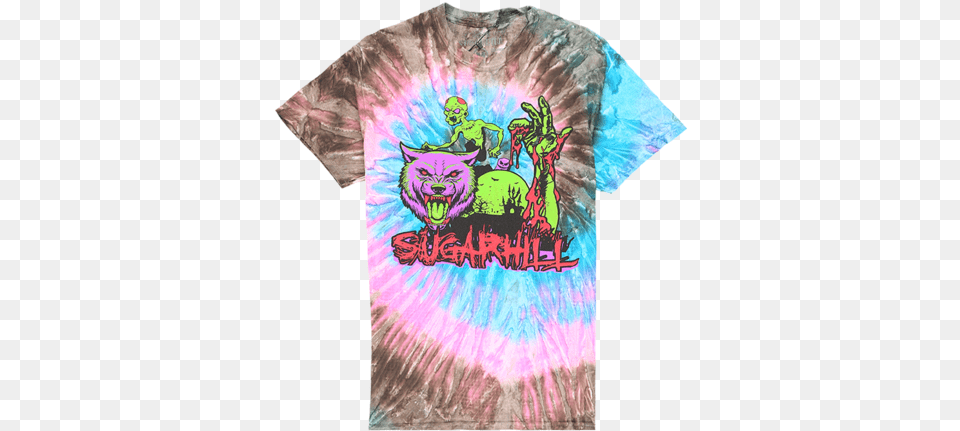 Sugarhill Zombie Wolf Woodgrain T Shirt Sheep, Clothing, Dye, T-shirt Png