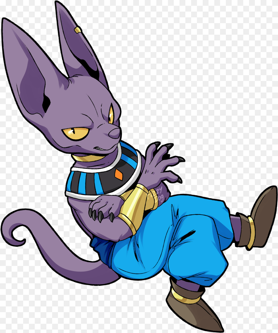 Sugawara Koushi Lovebot Beerus Sama Bills Dragon Ball Chibi, Baby, Person, Cartoon, Book Free Png