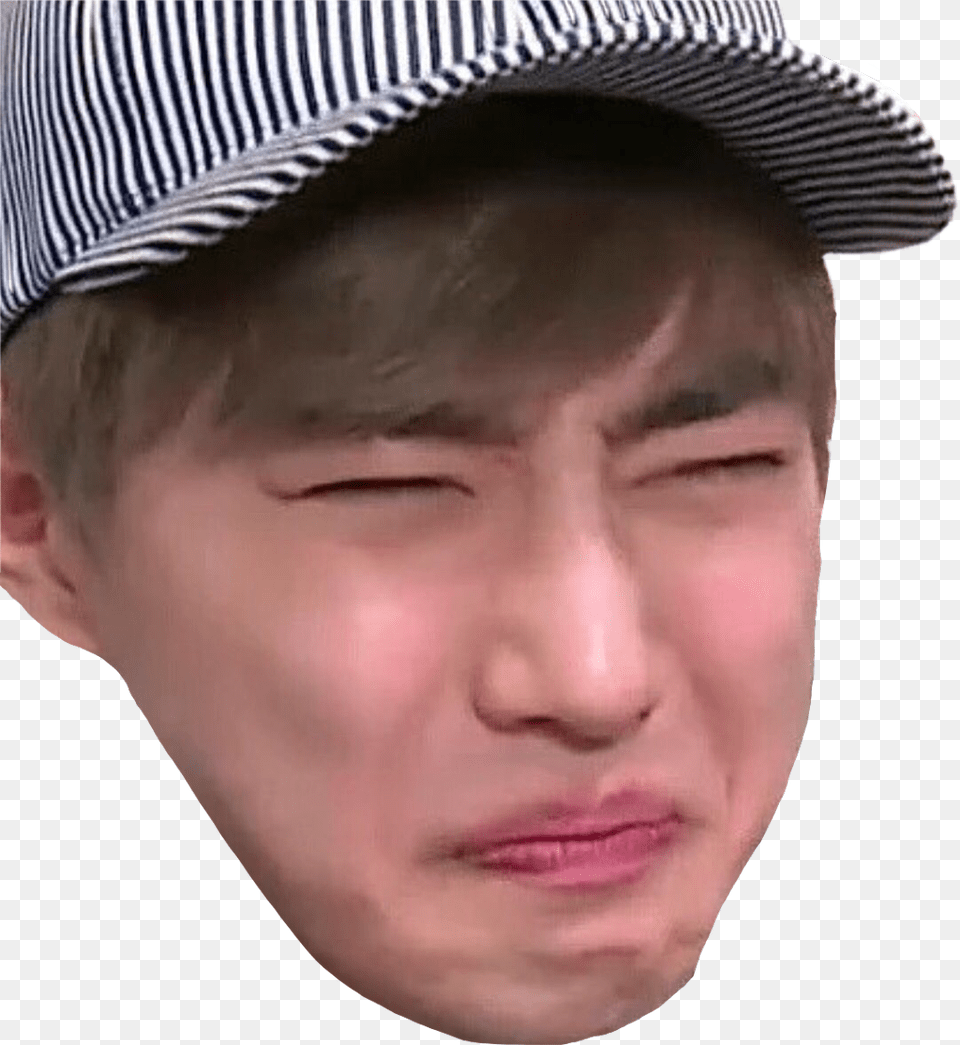 Suho Exo Kimjunmyeon Junmyeon Exoderp Freetoedit Child, Sad, Person, Head, Hat Png Image