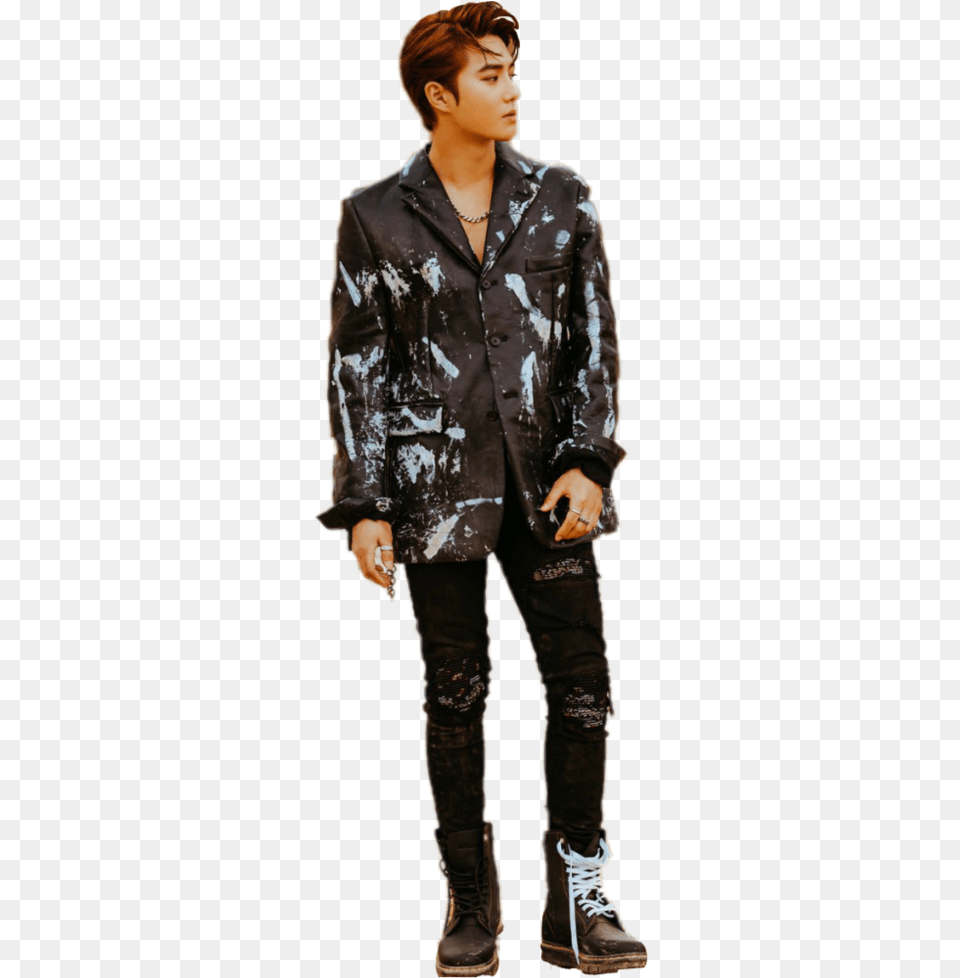 Suho Exo Tempo Dontmessupmytempo Exol Kpop, Blazer, Suit, Clothing, Coat Free Png