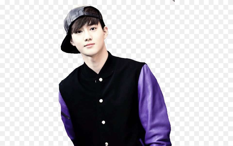 Suho Suho Exo Cute, Baseball Cap, Photography, Portrait, Long Sleeve Free Png Download