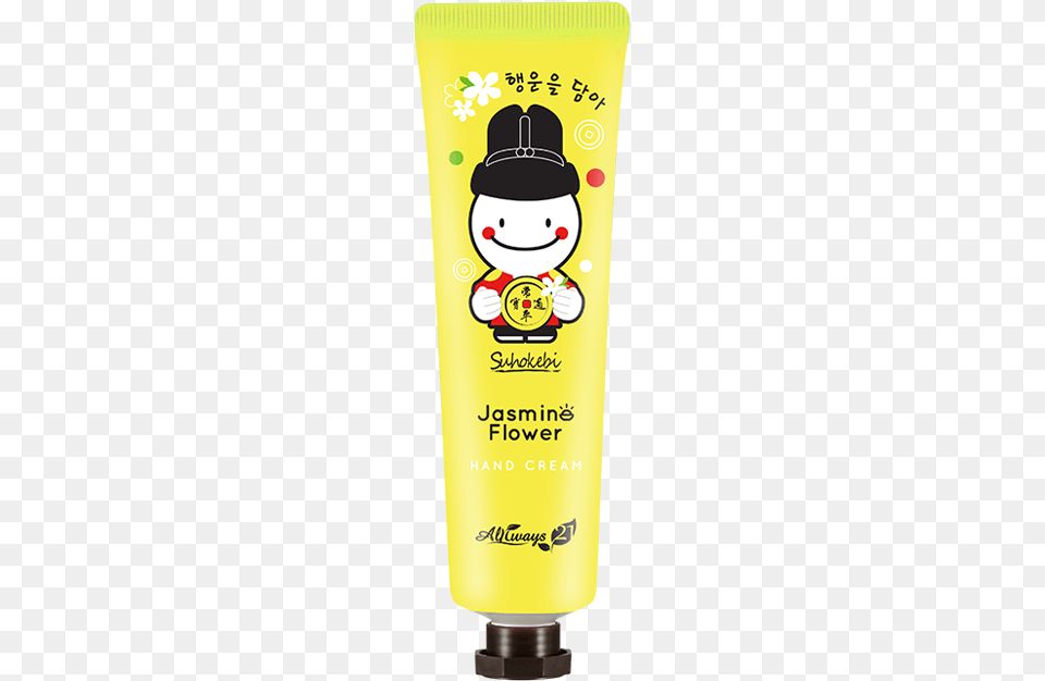 Suhokebi Jasmine Flower Hand Cream Lotion, Bottle, Cosmetics, Sunscreen, Shaker Free Png