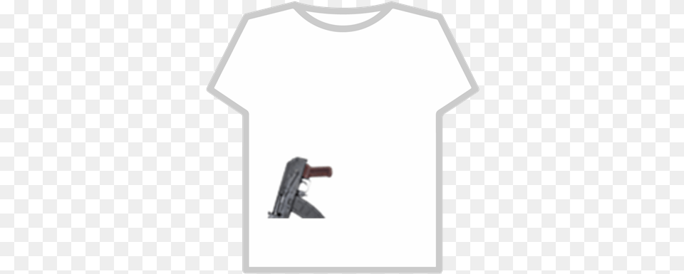 Suicide Draco Gun Roblox T Shirt Roblox Phone, Clothing, Firearm, Handgun, T-shirt Free Png Download