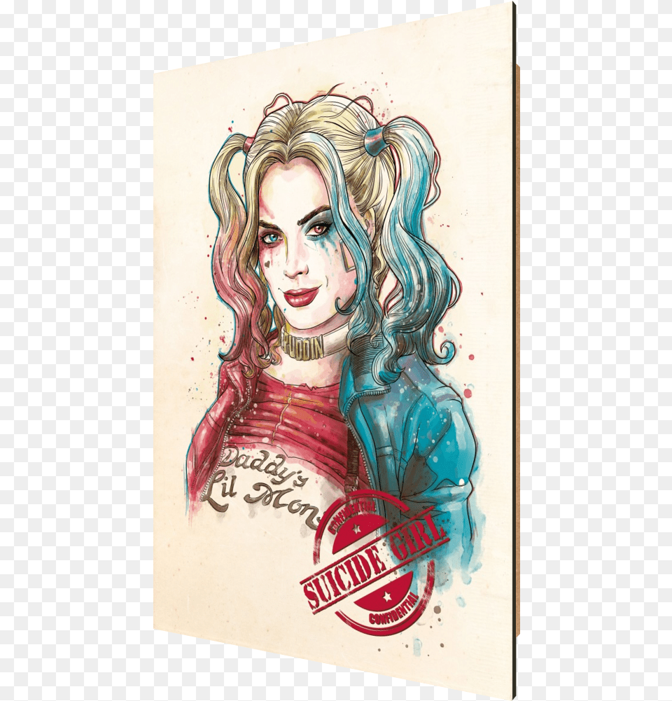 Suicide Girl Harley Quinn Joker Suicide Squad Batman Harley Quinn Logo, Art, Adult, Person, Woman Png