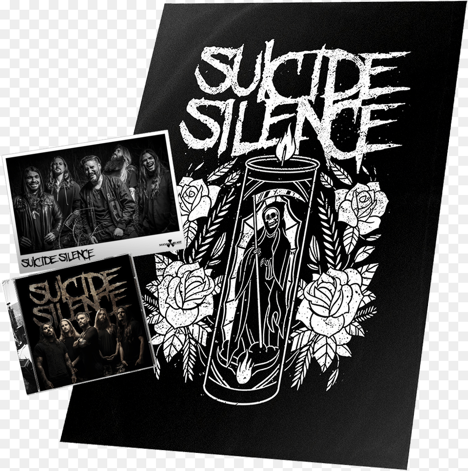 Suicide Silence Cd Flag Photo Bundle Suicide Silence Cd, Adult, Person, Man, Male Free Transparent Png