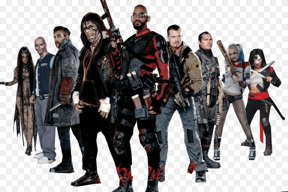 Suicide Squad, Clothing, Coat, Costume, Person Free Png Download