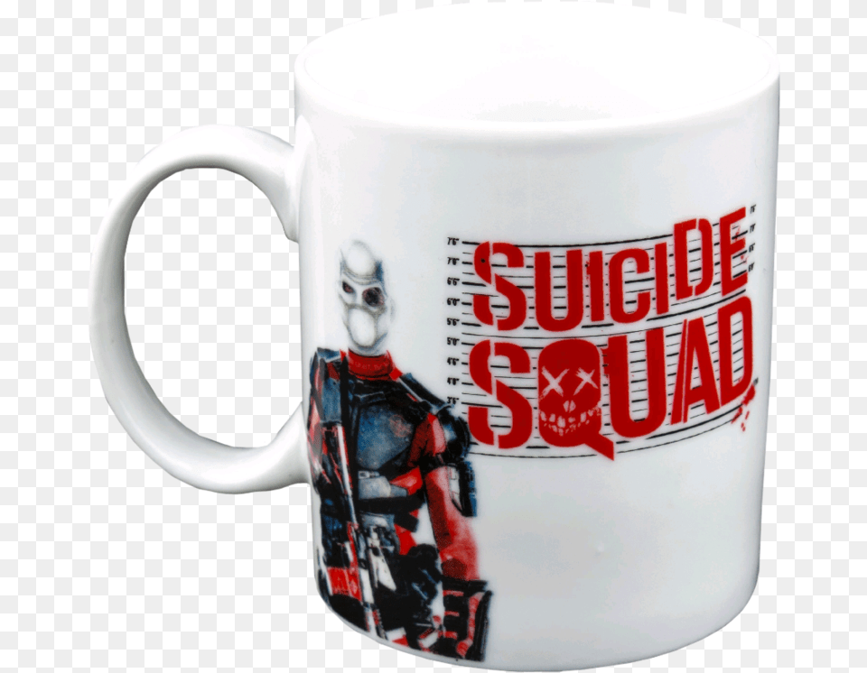 Suicide Squad Deadshot Mug, Cup, Adult, Male, Man Png