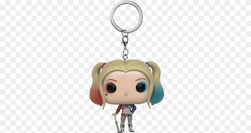 Suicide Squad Harley Quinn Dc Suicide Squad Pocket Pop Vinyl Keychain Harley, Accessories, Baby, Person Free Transparent Png