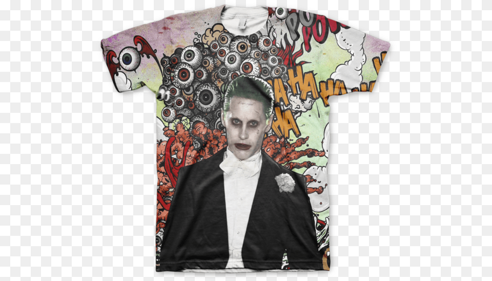 Suicide Squad Joker Pc Wallpaper Hd, T-shirt, Shirt, Clothing, Portrait Free Png Download