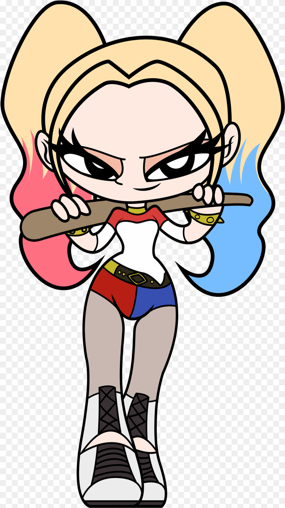 Suicide Squad Mini Harley Qui Harley Quinn Cartoon Clipart, Book, Publication, Comics, Adult Free Png Download