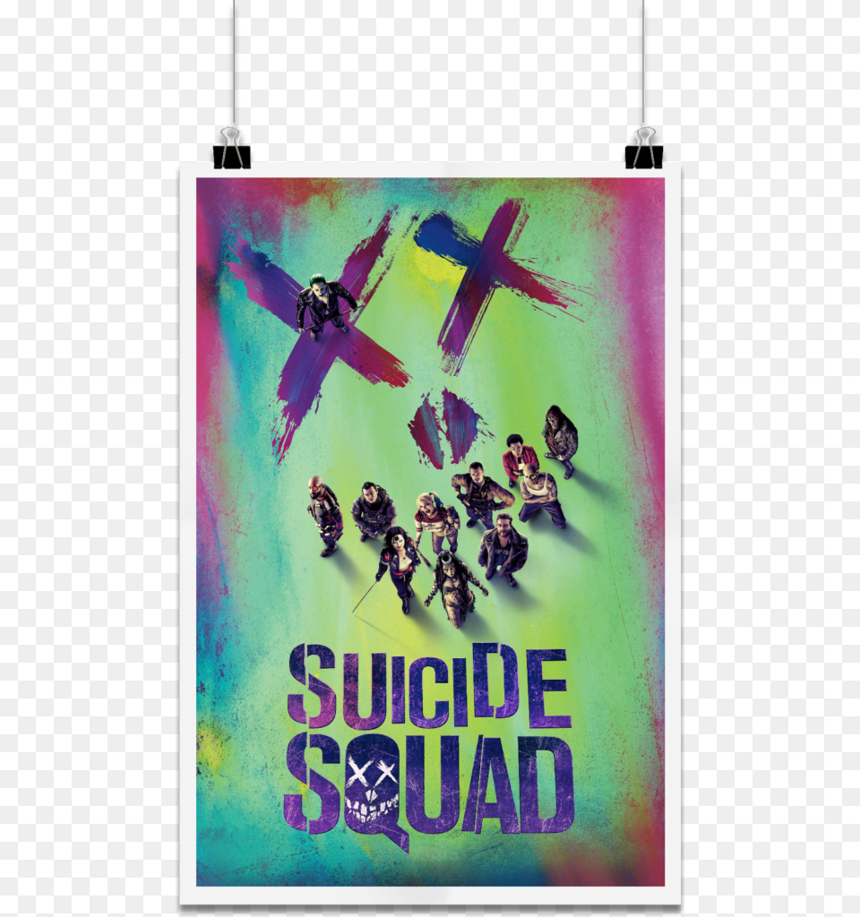 Suicide Squad Movie Review Poster, Advertisement, Art, Collage, Person Png