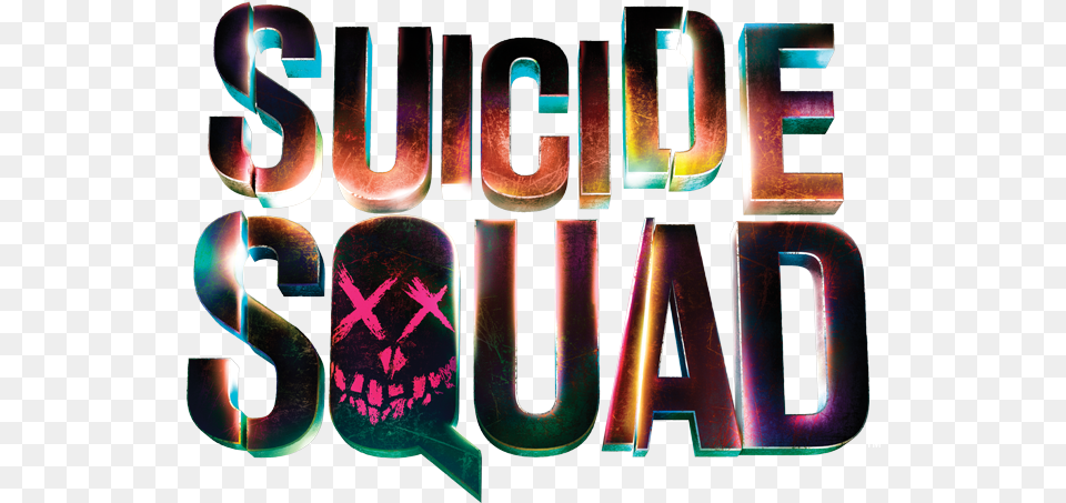 Suicide Squad Title 8 Transparent Suicide Squad Logo, Art, Graphics, Light, Text Png Image