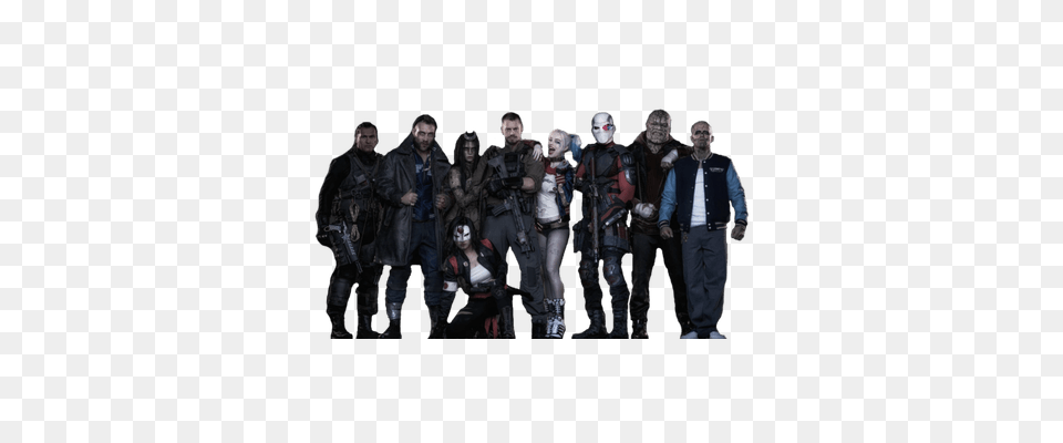 Suicide Squad Transparent, Clothing, Coat, Person, People Png Image