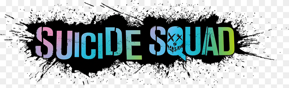 Suicide Squad White Logo Travel Accessory Bag Womenquots Graphic Design, Text, Light Free Transparent Png