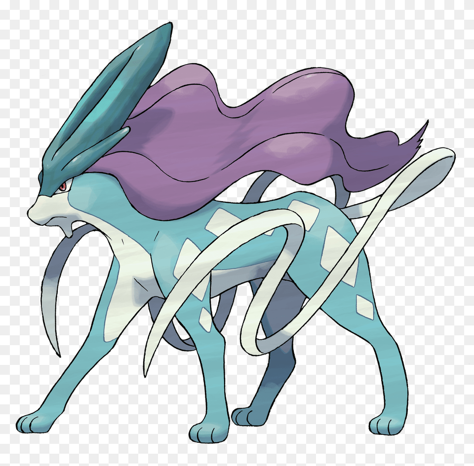 Suicune Pokemon, Art, Animal, Kangaroo, Mammal Png