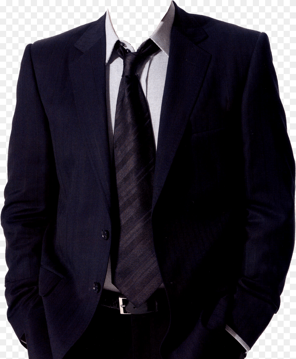 Suit And Tie No Head Transparent Suit Transparent, Accessories, Jacket, Formal Wear, Coat Free Png