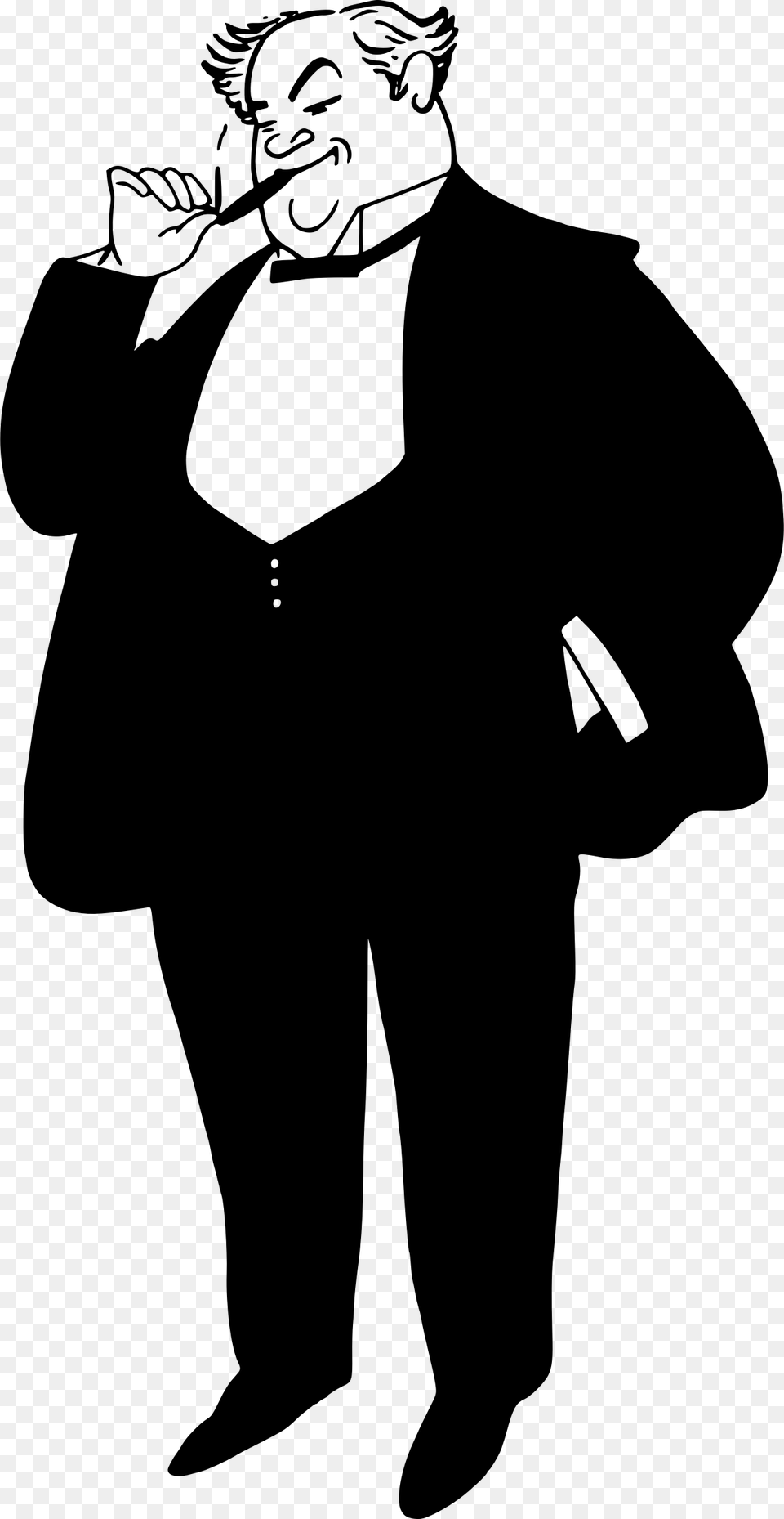 Suit Clipart Formal Guy Man In Tux Clipart, Gray Free Png Download