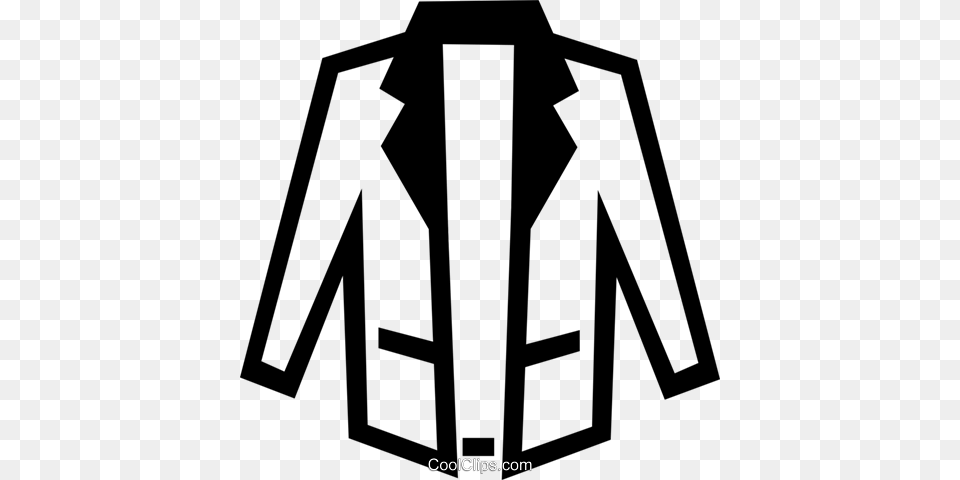 Suit Jacket Royalty Vector Clip Art Illustration, Blazer, Clothing, Coat, Long Sleeve Free Png Download