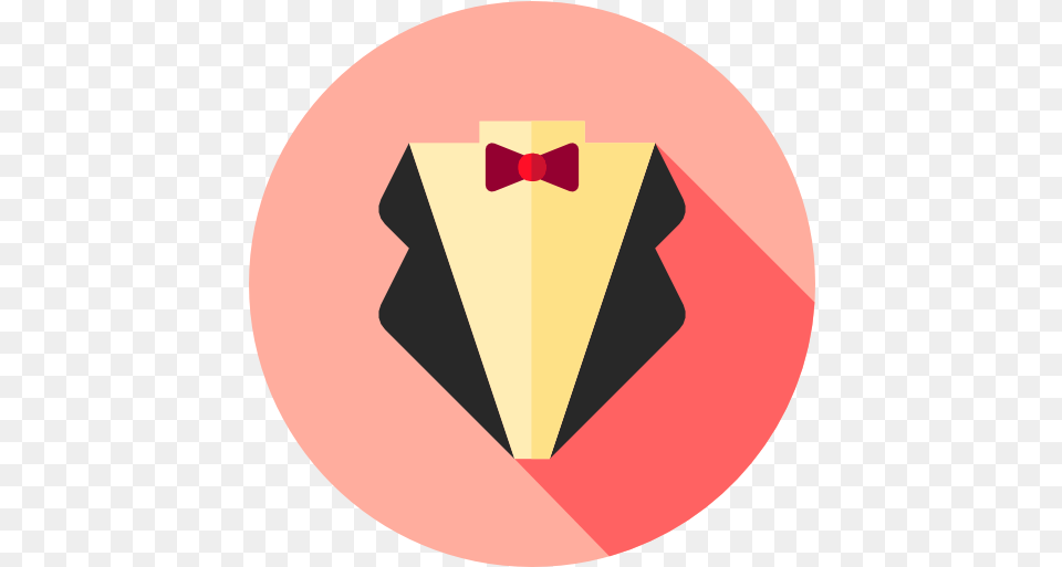 Suit Tie Clothes Fashion Garment Icon Suit Circle Icon, Accessories, Formal Wear, Bow Tie, Disk Png Image