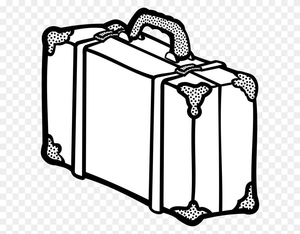 Suitcase Baggage Line Art Drawing Travel, Bag, Bow, Weapon, Briefcase Free Png