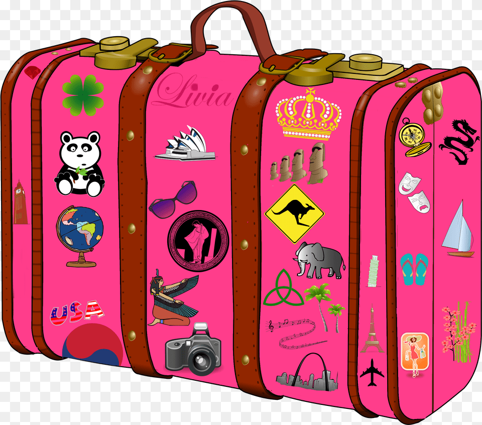 Suitcase Clipart, Baggage, First Aid, Person Png