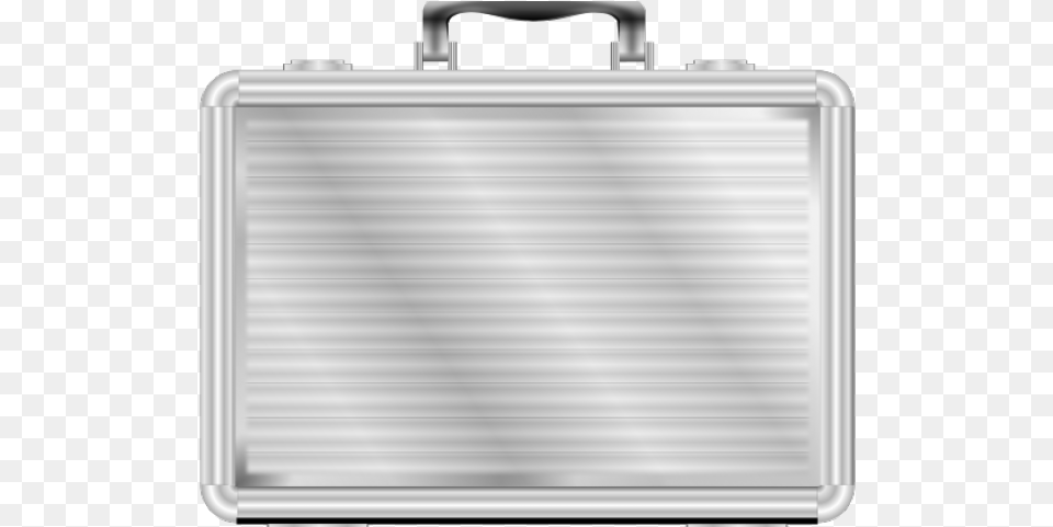 Suitcase Clipart Business Silver Briefcase, Bag, White Board Png Image