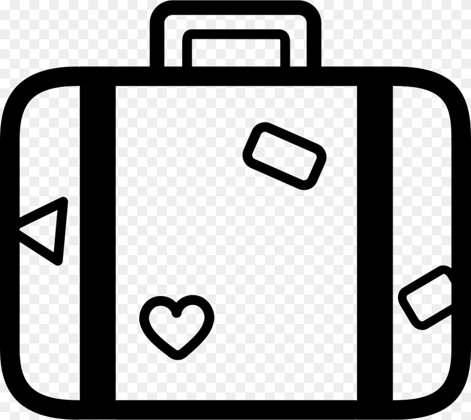 Suitcase For Travelling Baggage Outline Comments Suitcase Outline Format, Bag, Gas Pump, Machine, Pump Free Png