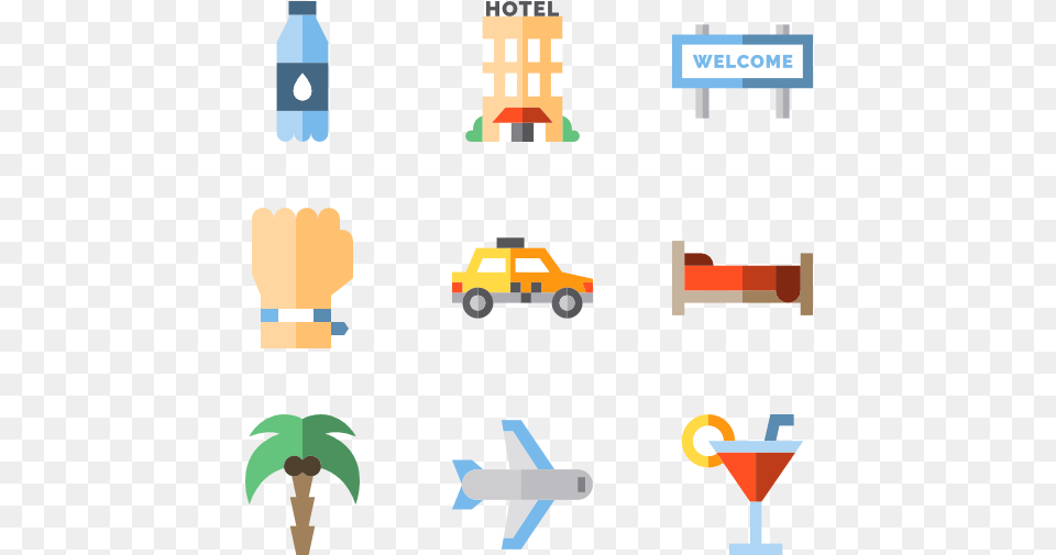 Suitcase Icons Free Vector, Transportation, Vehicle, Car Png