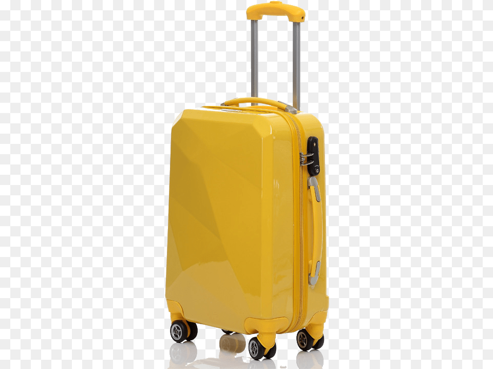 Suitcase Trolley Computer File Yellow Luggage Bag, Baggage, Device, Grass, Lawn Free Png