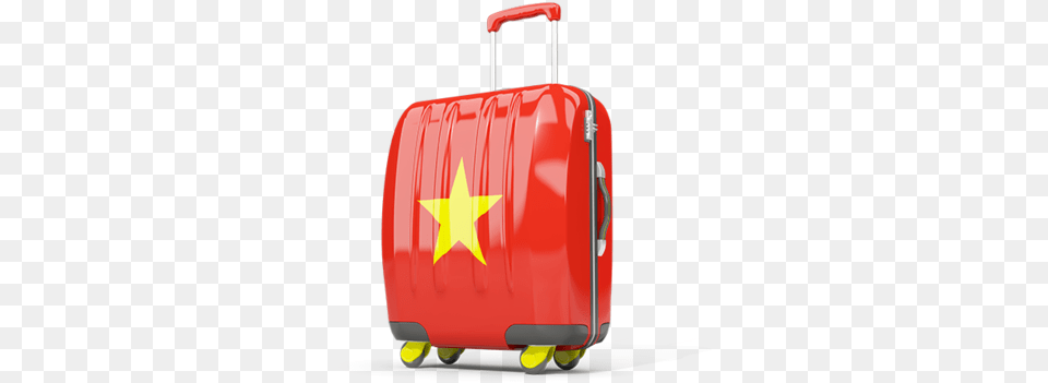Suitcase With Flag Moroccan Flag Suitcase, Baggage, First Aid Png