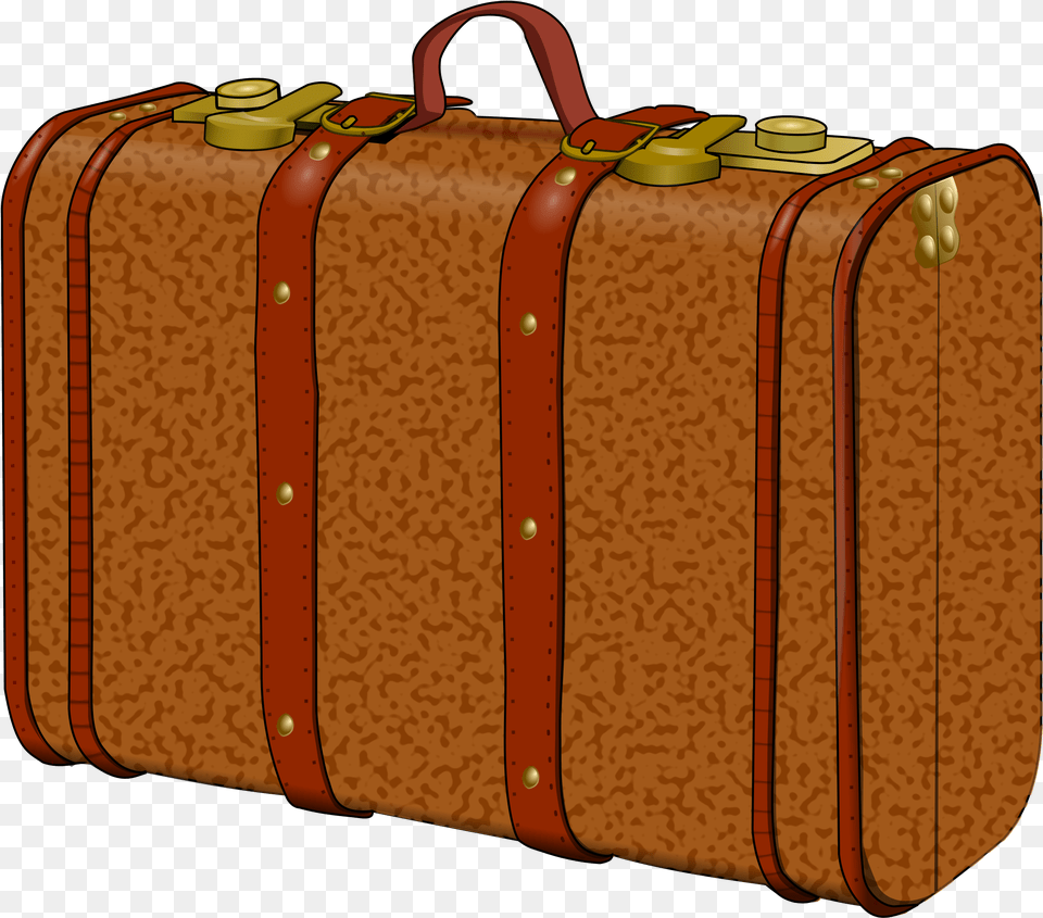 Suitcase With Stains Clip Arts Clipart Old Fashioned Suitcase, Baggage, Accessories, Bag, Handbag Free Transparent Png