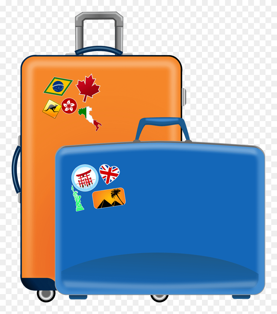 Suitcases Clipart, Baggage, Suitcase, First Aid Png