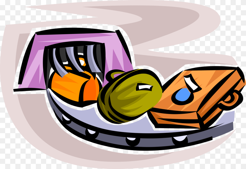 Suitcases On Airport Conveyor Belt, Cushion, Home Decor, Device, Grass Png Image