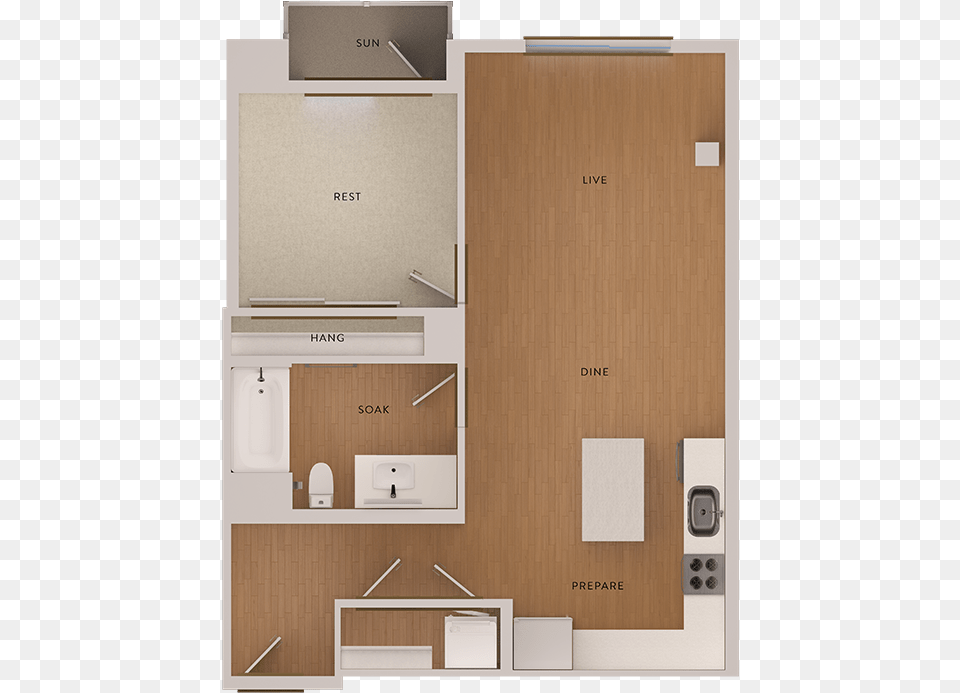 Suite A Floorplan Floor Plan, Indoors, Interior Design, Plywood, Wood Png