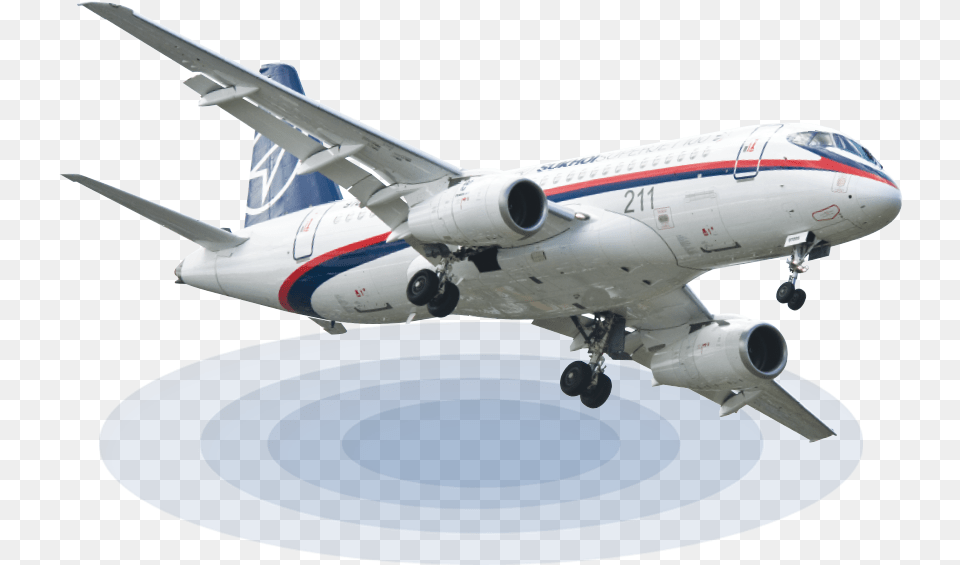 Sukhoi Superjet Airbus A320 Family, Aircraft, Airliner, Airplane, Flight Free Png Download