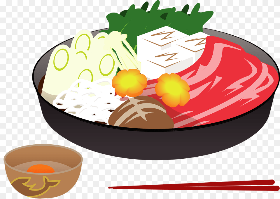 Sukiyaki Nabemono Food Clipart, Dish, Lunch, Meal, Platter Png